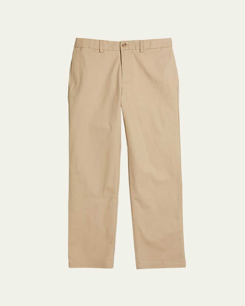 Boy's Flat Front Chino Pants, Size 4-14